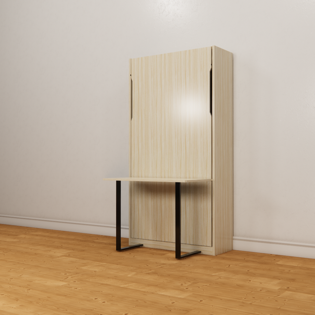 K68 Manual Vertical wall bed 900 x 1900 with table Easy Space PH