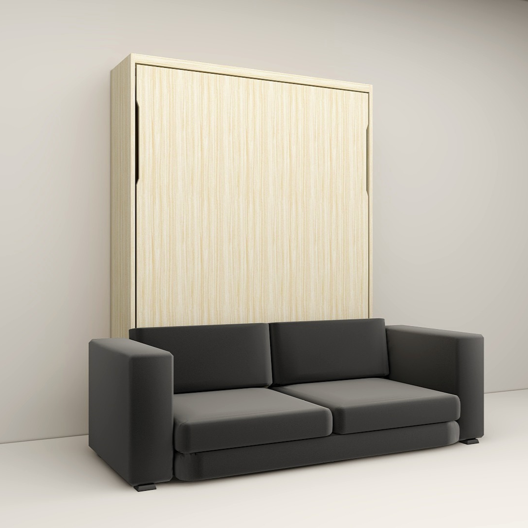 K68 Motorized vertical wall bed with sofa 1200 x 1900 Easy Space PH