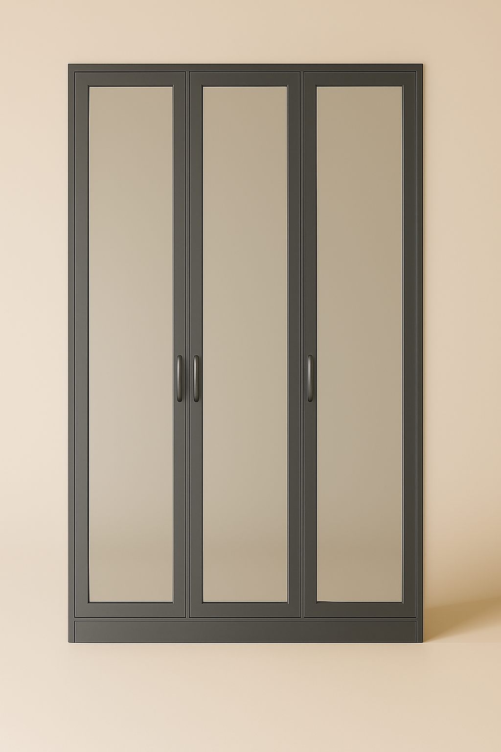 ES-004 Wardrobe with Hanger Rod and Shelves