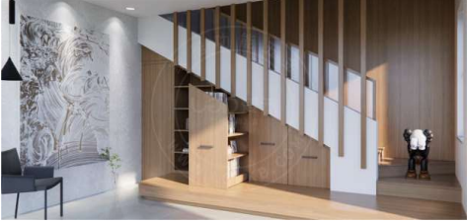 STAIR TRACK PULL OUT STORAGE - AG51 (PRE-ORDER) Easy Space PH