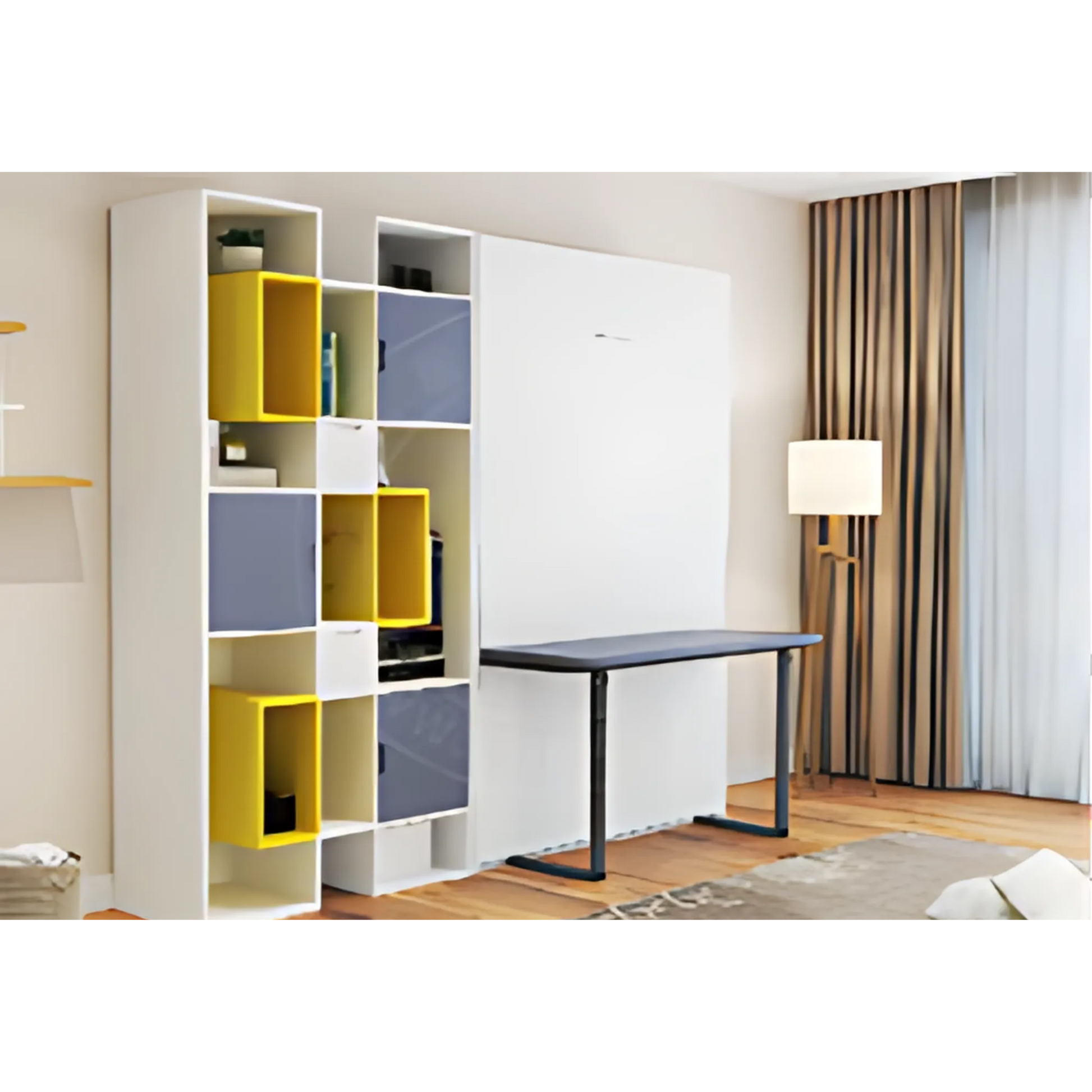 VERTICAL WALL BED WITH DESK 900X1900 - KSD0919 (PRE-ORDER) Easy Space PH