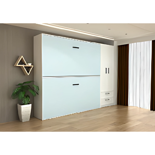 HORIZONTAL WALL & WARDROBE BUNKS/HANGING WALL BED 1200X1900 - BT1219 (PRE-ORDER) Easy Space PH