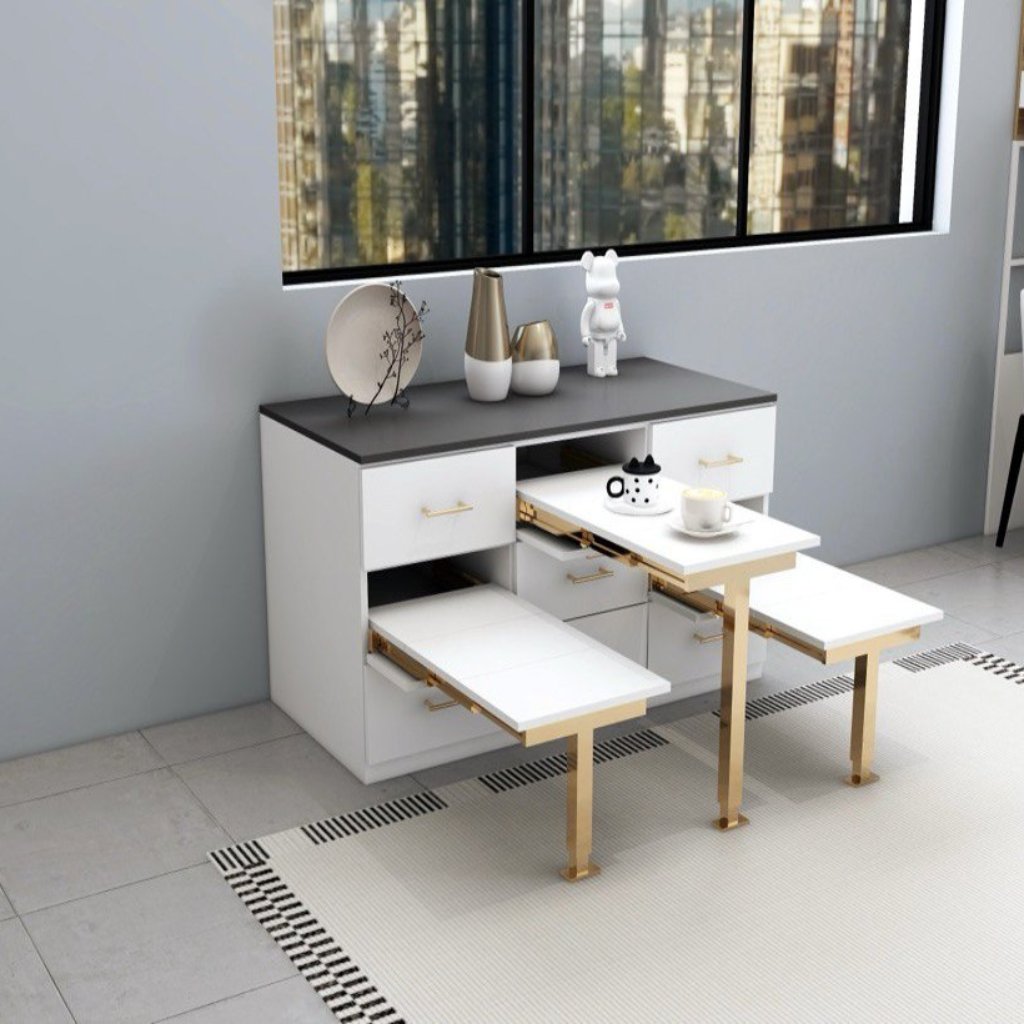 Dining Table Slide with one leg (PRE-ORDER) Easy Space PH