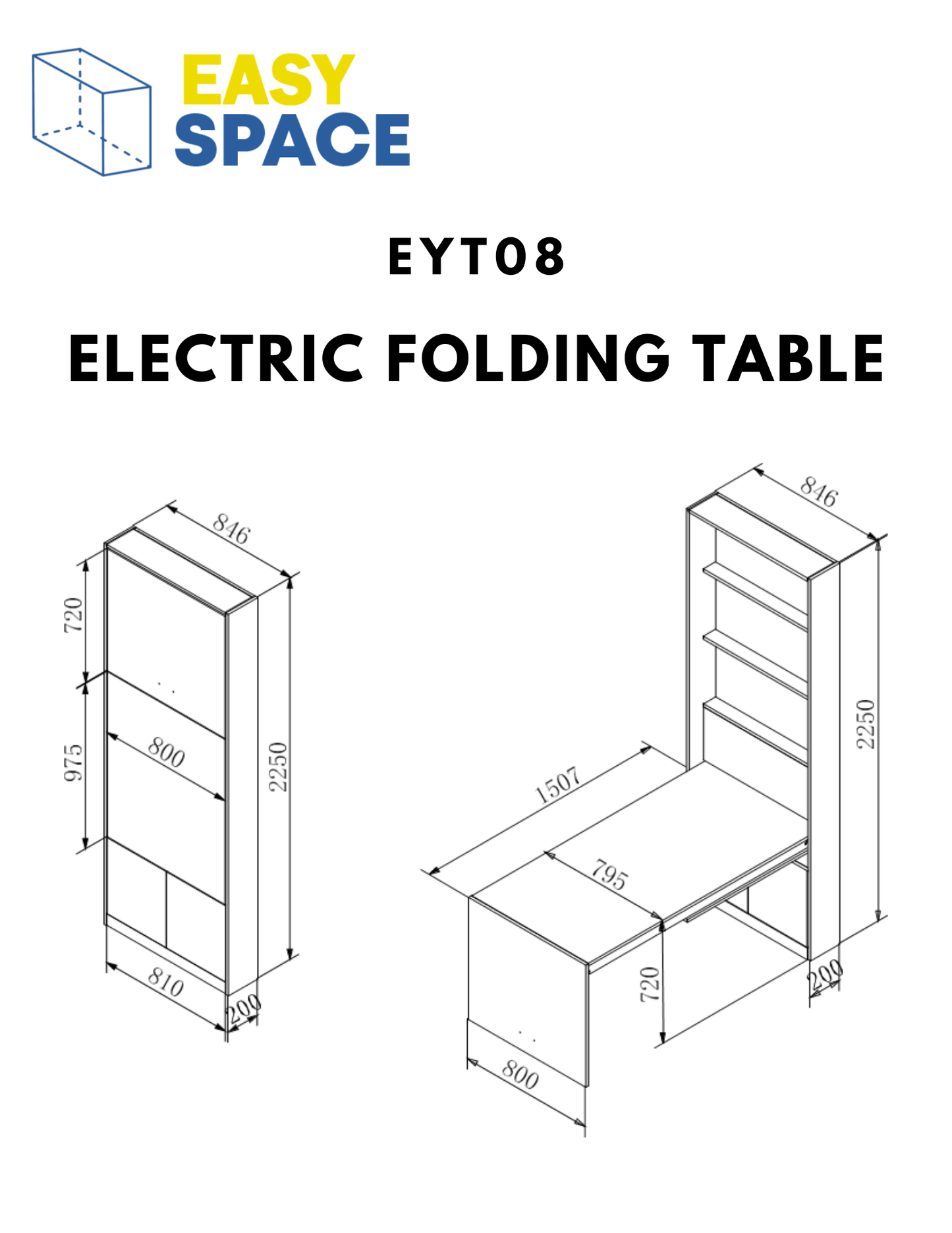 Electrical Folding Table - EYT08