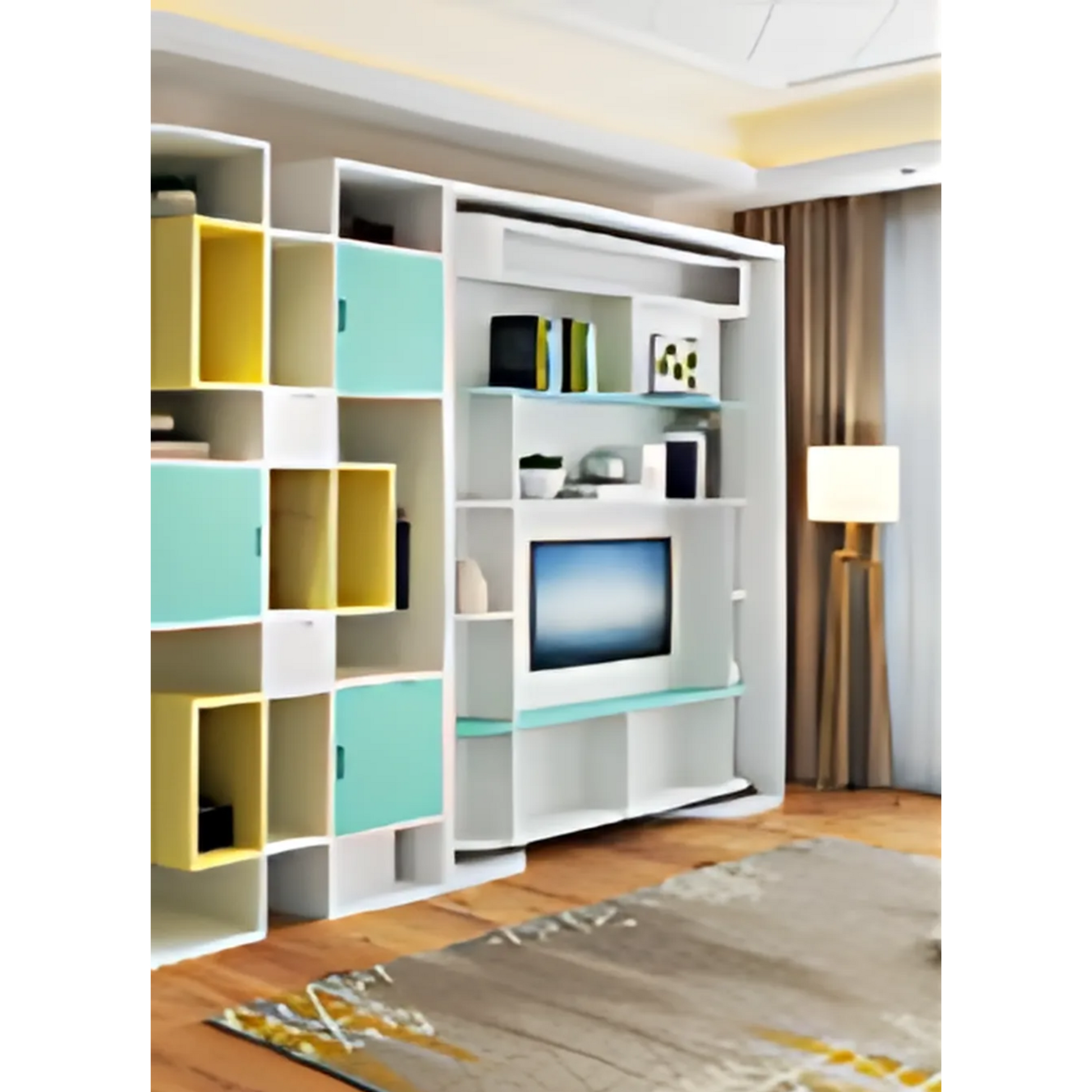 VERTICAL WALL BED WITH ROTATION DEVICE 1500X1900 - BSR1519 (PRE-ORDER) Easy Space PH