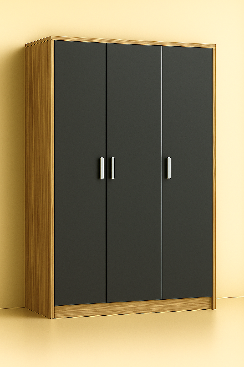 ES-004 Wardrobe with Hanger Rod and Shelves