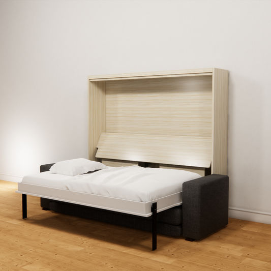 K72 Wood leg Motorized Horizontal Wallbed 1500 x 1900 Easy Space PH