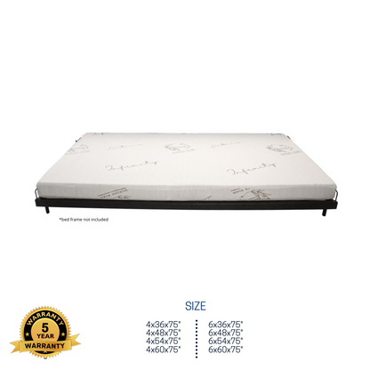 Wonder Foam Bamboo Cool High Density Foam Mattress