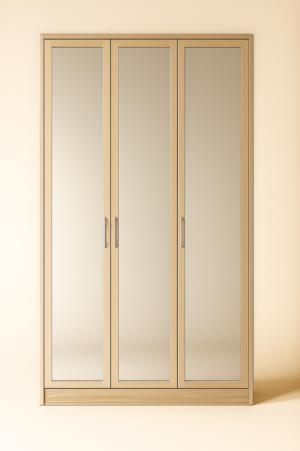 ES-004 Wardrobe with Hanger Rod and Shelves