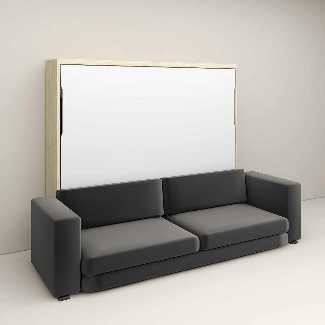 K72 Manual Horizontal Wallbed with sofa 1500 x 2000 Easy Space PH