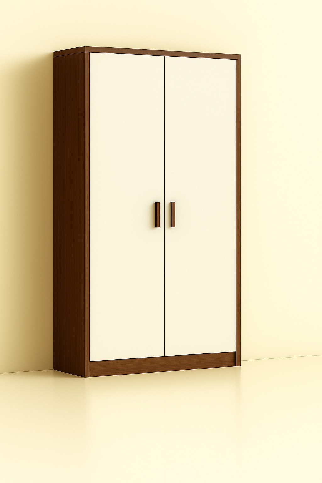ES-005 Wardrobe with Mirror and Iron Stand