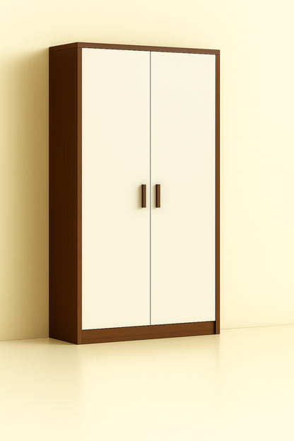 ES-005 Wardrobe with Mirror and Iron Stand