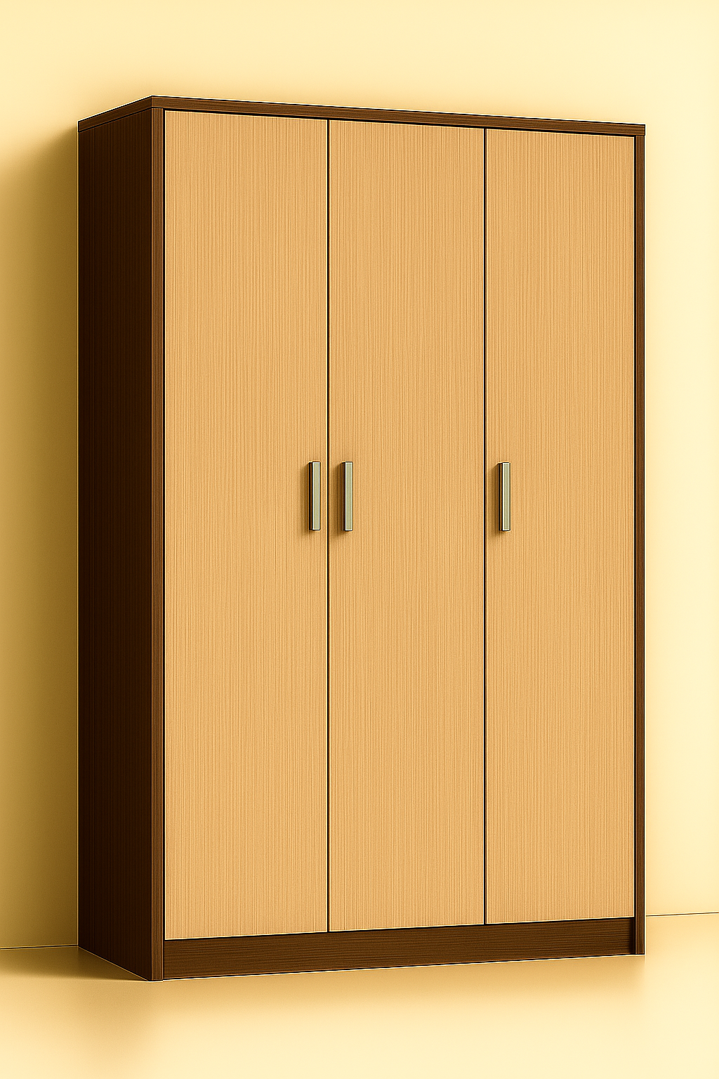 ES-004 Wardrobe with Hanger Rod and Shelves