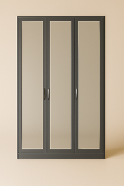 ES-004 Wardrobe with Hanger Rod and Shelves
