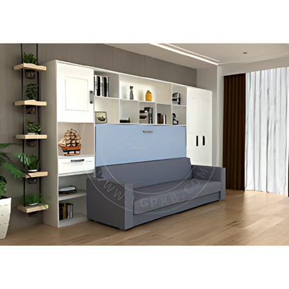 JHM1520-Horizontal Wall Bed With Integrated Sofa