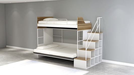 Bunk Bed with Murphy Bed-K01 (PRE-ORDER)