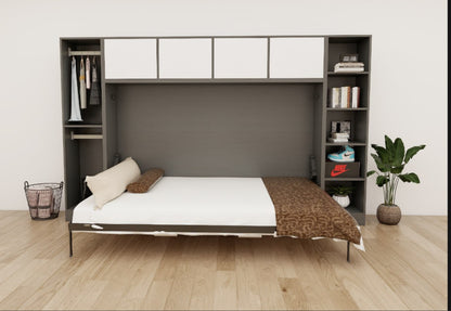 Manual Horizontal Wall Bed with Desk - KHP