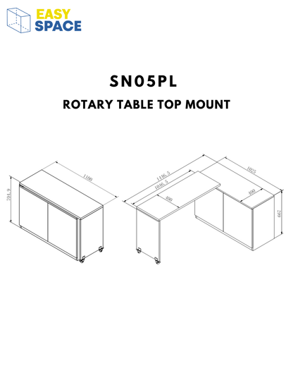 Rotary Table Top Mount – SN05PL