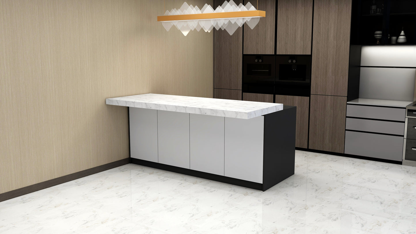 HORIZONTAL LARGE IMPENDING KITCHEN ISLAND SN16
