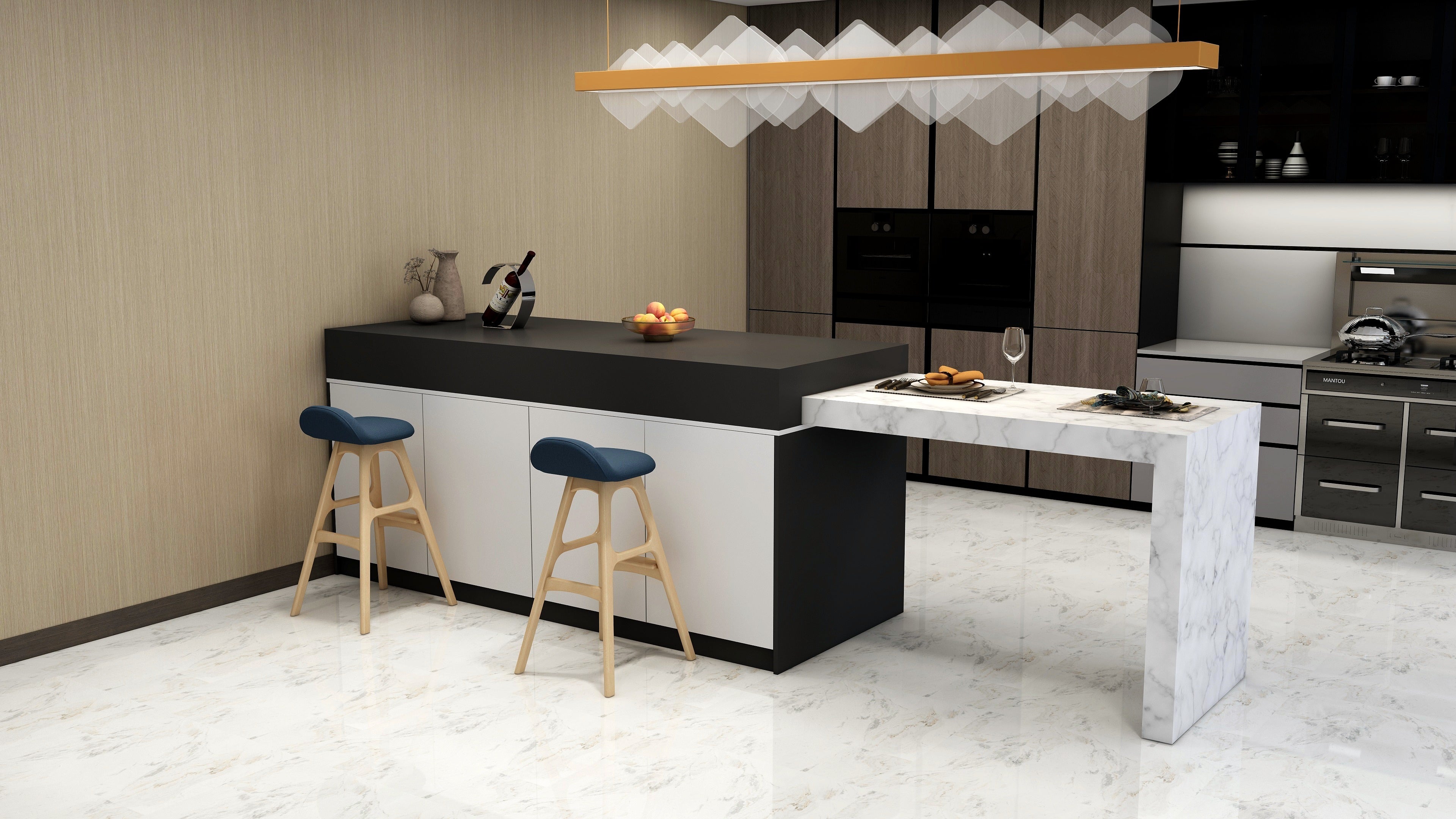 Full Rotating Kitchen ROTATING KITCHEN ISLAND - SN19-T1500 (PRE-ORDER) – Easy Space PH