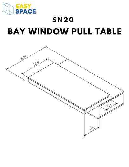 Bay Window Pull Table - SN20
