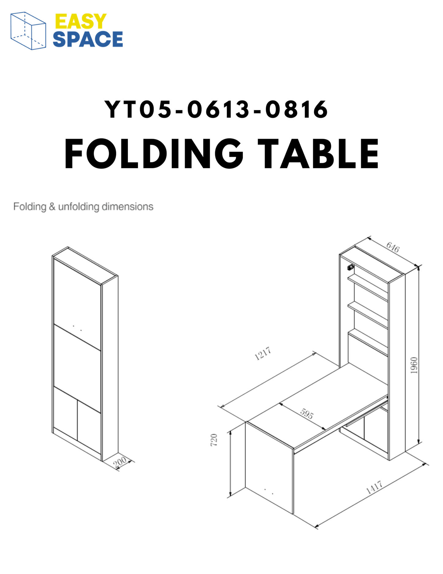 Folding Table - YT05-0613-0816