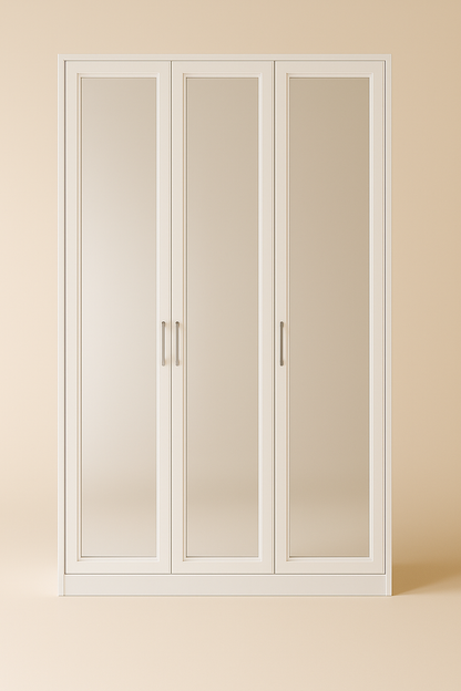 ES-004 Wardrobe with Hanger Rod and Shelves