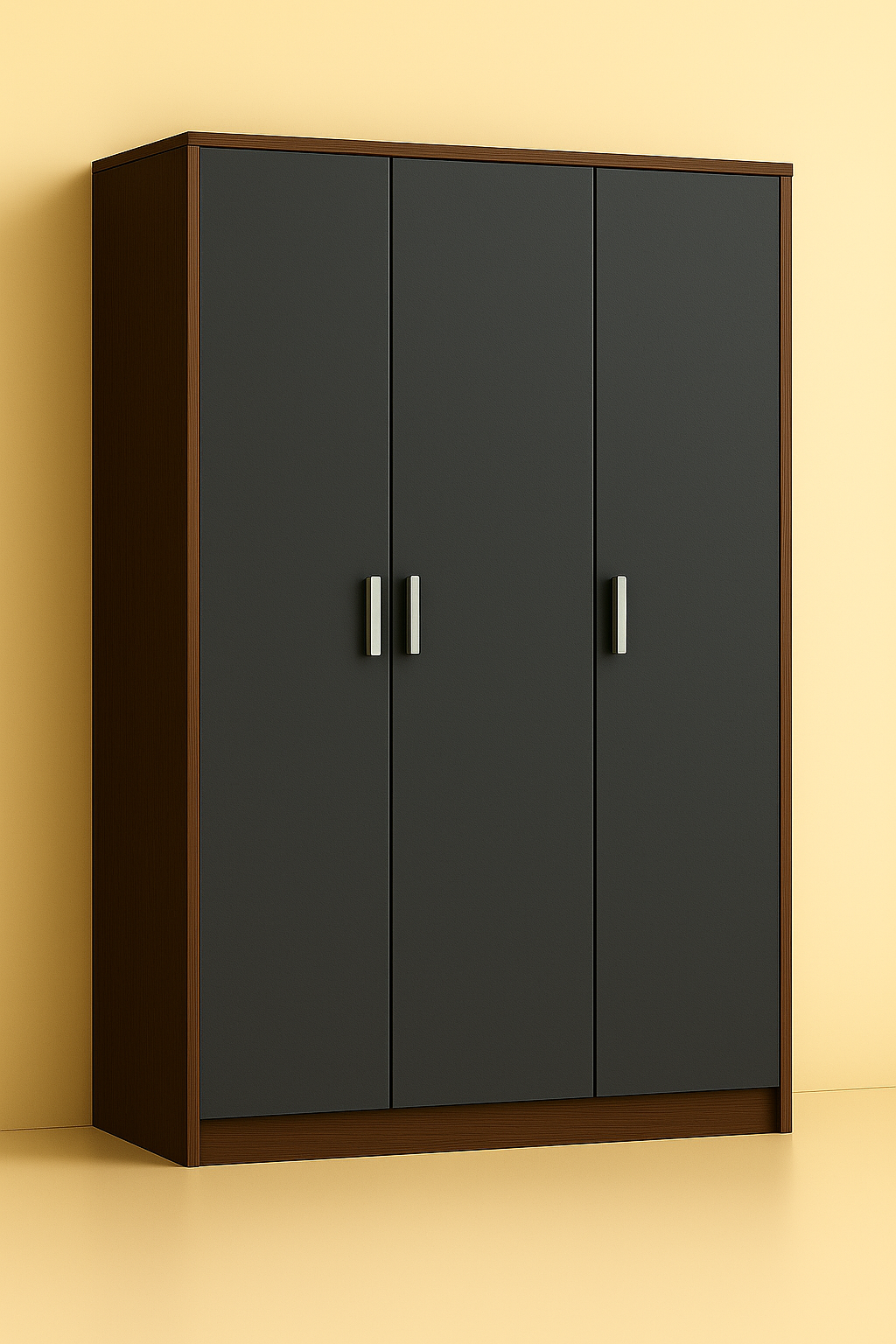 ES-004 Wardrobe with Hanger Rod and Shelves