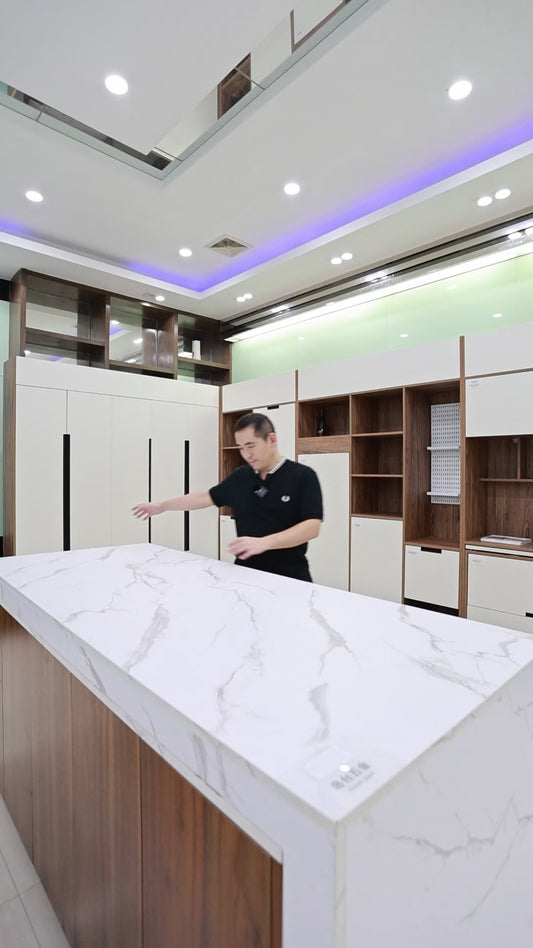 Vertical Kitchen Island with Leg - SN16